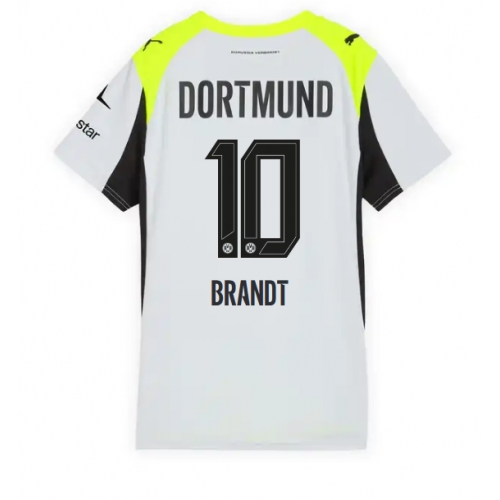 Billige Fotballdrakt Borussia Dortmund Julian Brandt #10 Replika Bortedrakt Dame 2025-26 Kortermet Billige Fotballdrakt Borussia Dortmund Julian Brandt #10 Replika Bortedrakt Dame 2025-26 Kortermet